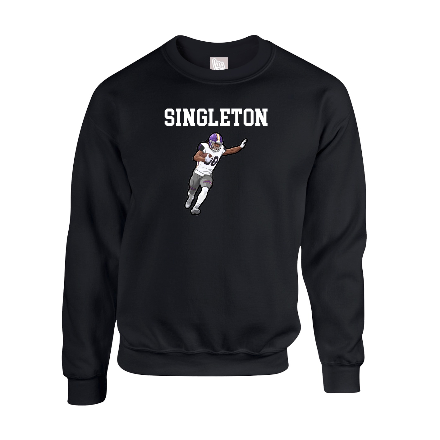 Fleece Crew — Shirsey in Black
