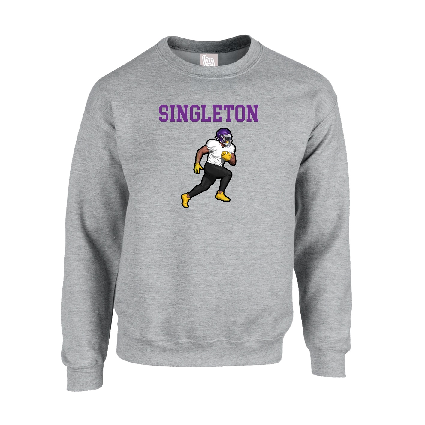 Fleece Crew — Shirsey in Grey