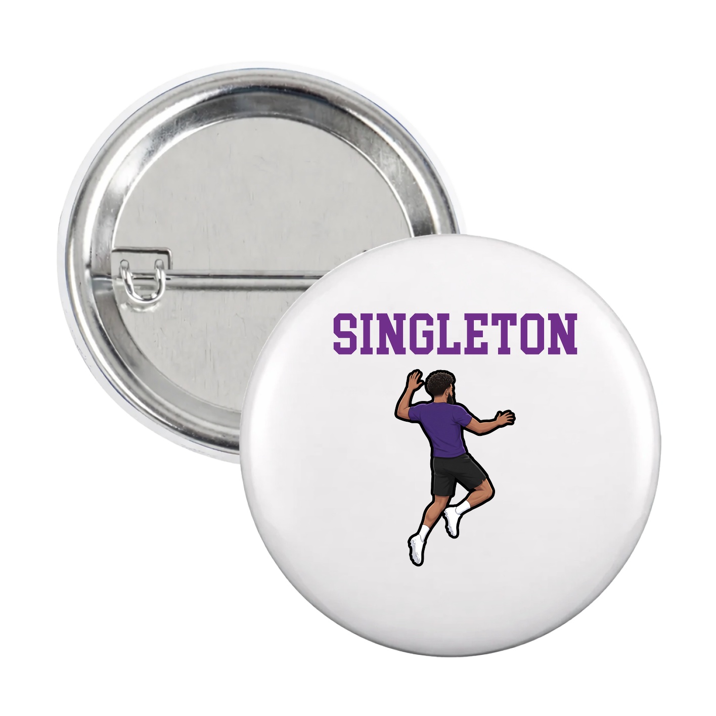 Game Day Button — Shirsey in White