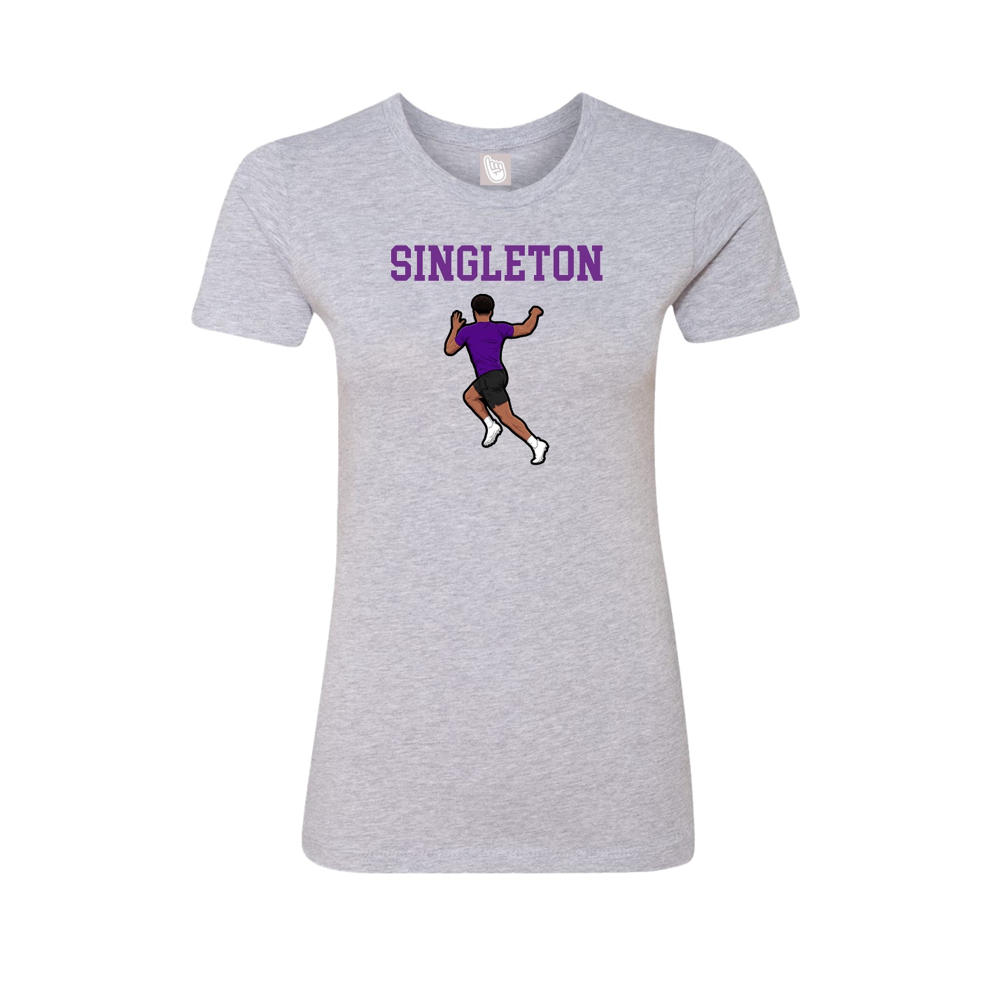 Fitted Women's Tee — Shirsey in Grey