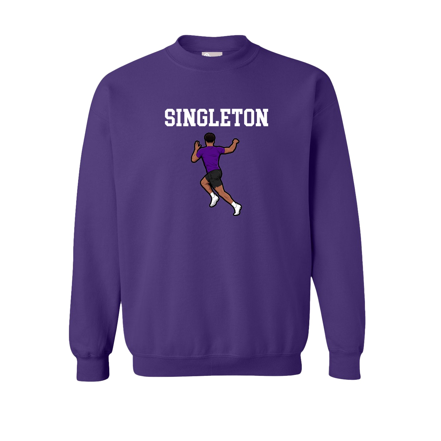 Fleece Crew — Shirsey in Purple