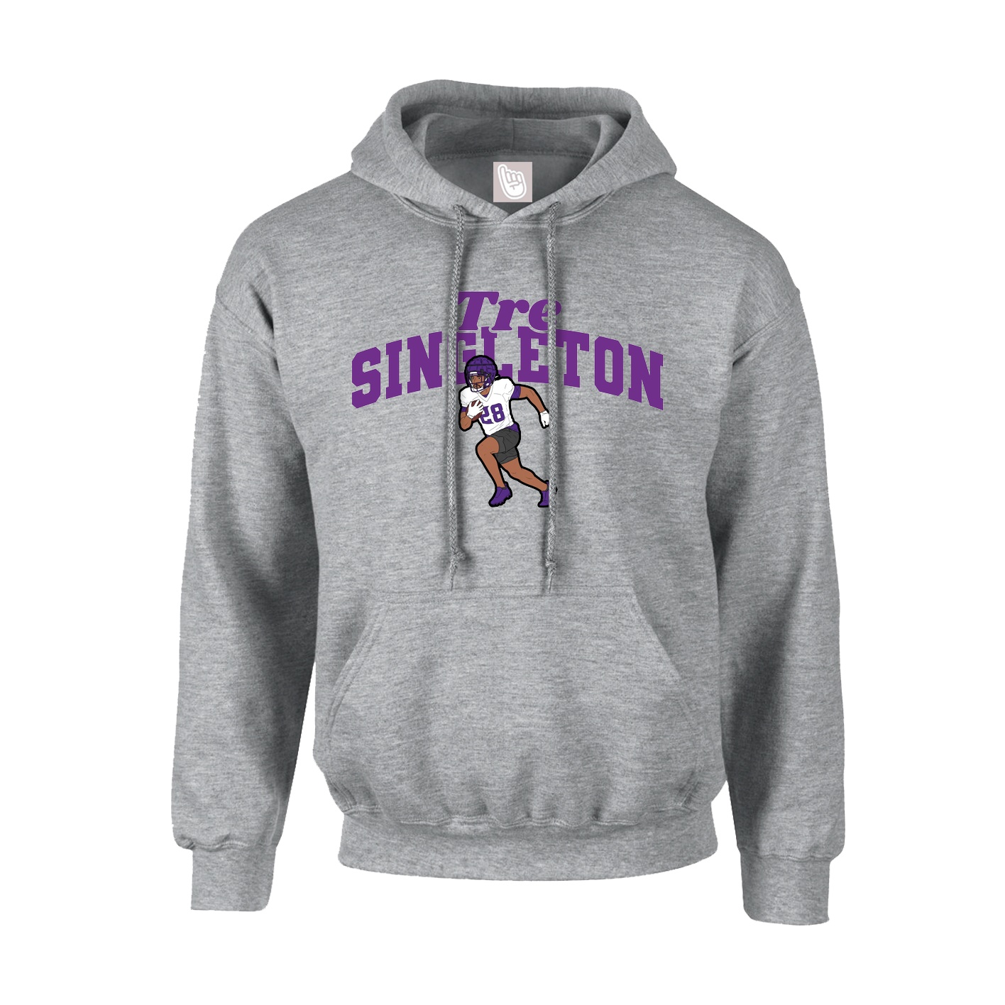 Hoodie — Signature Arch in Grey
