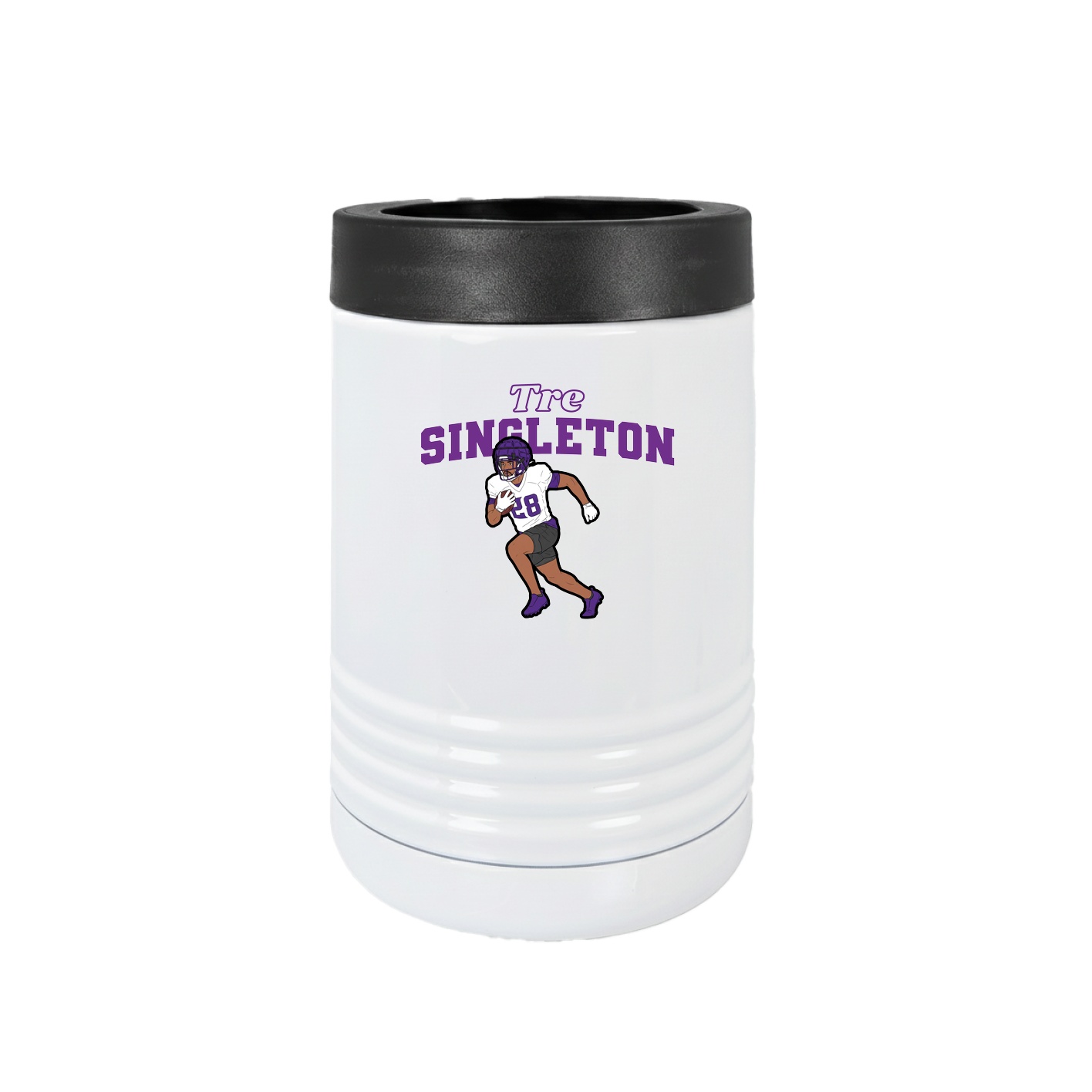 Beverage Holder — Name Arch in White
