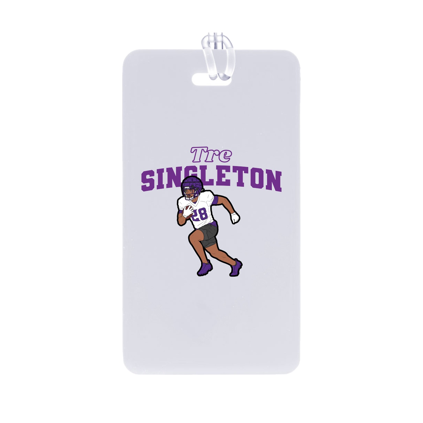 Bag Tag — Name Arch in Classic