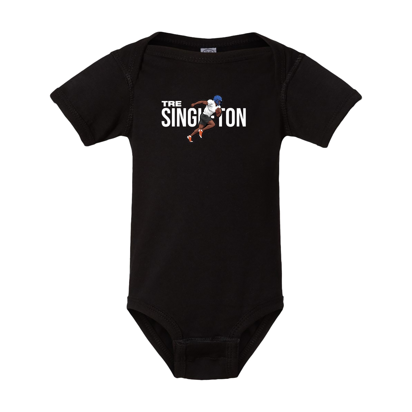 Baby Onesie — Player Name in Black