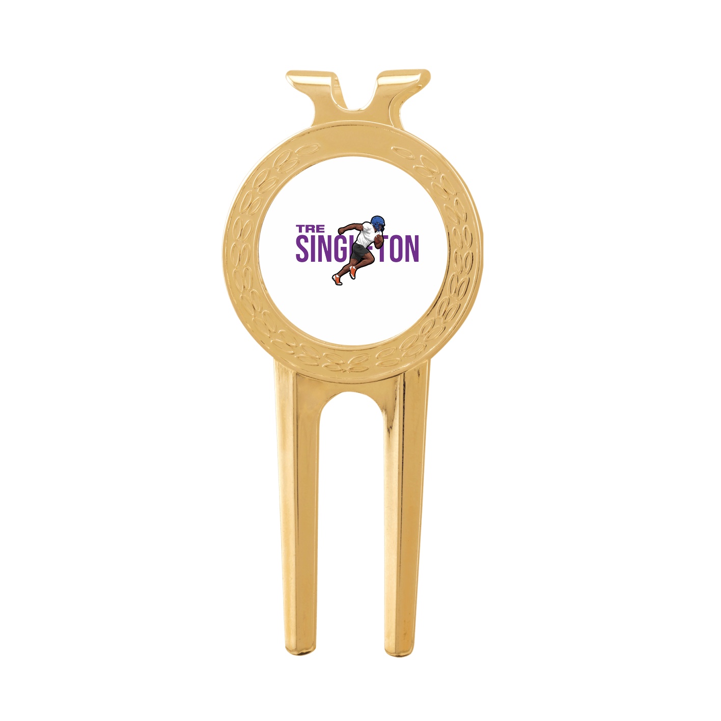 Divot Tool with Ball Marker — Player Name in Classic