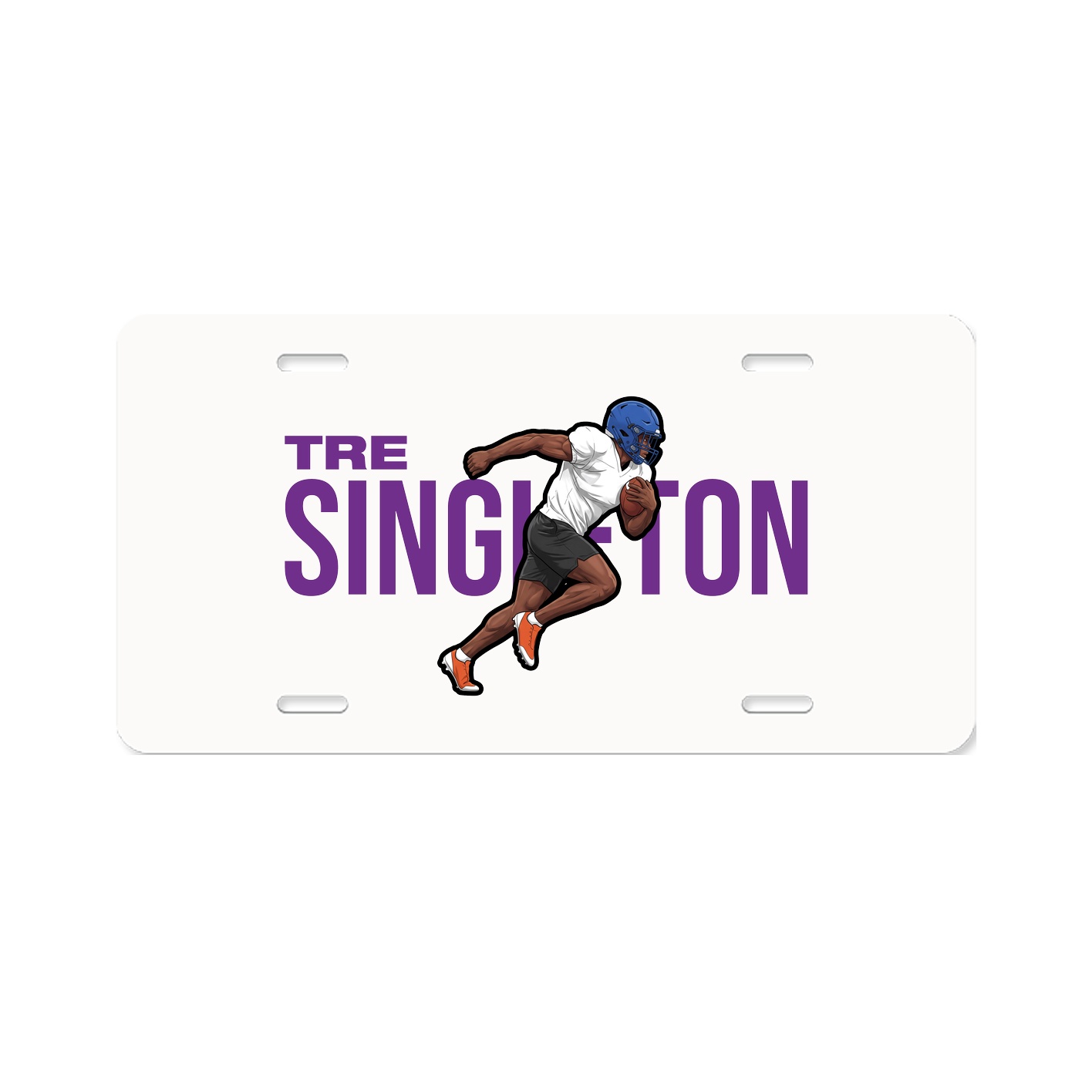 License Plate — Player Name in Classic