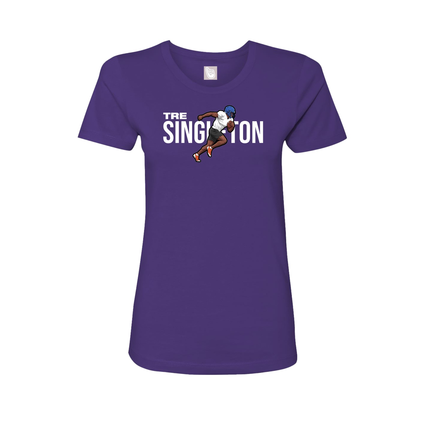 Womens Tee — Player Name in Purple