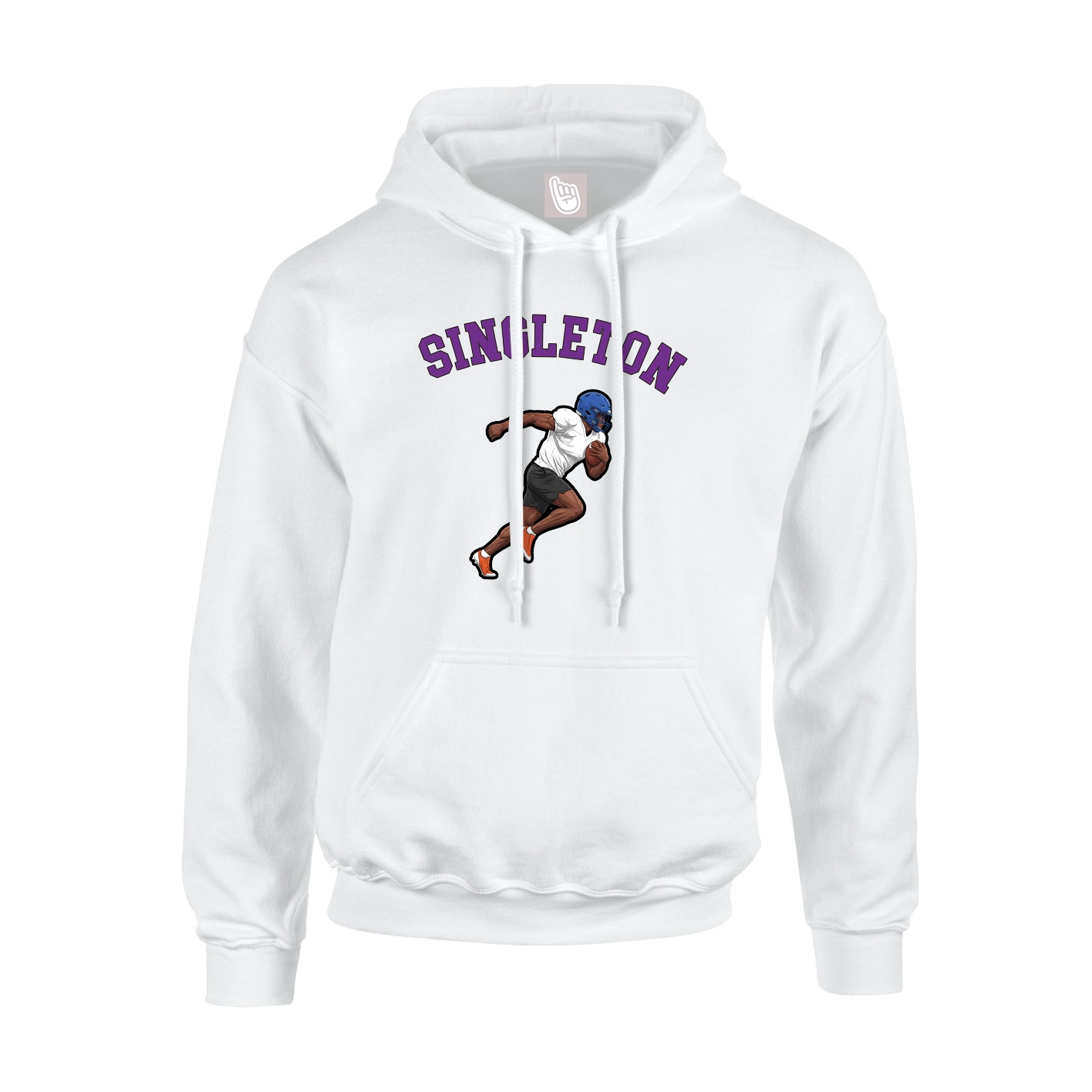 Hoodie — Shirsey Arch in White