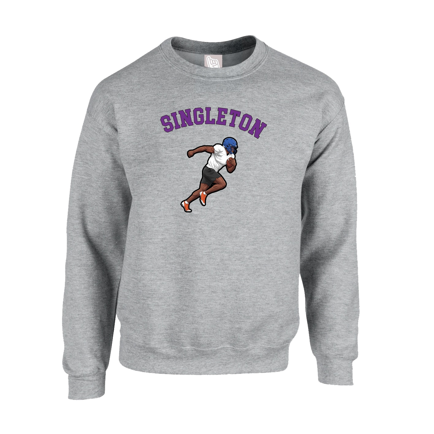 Fleece Crew — Shirsey Arch in Grey