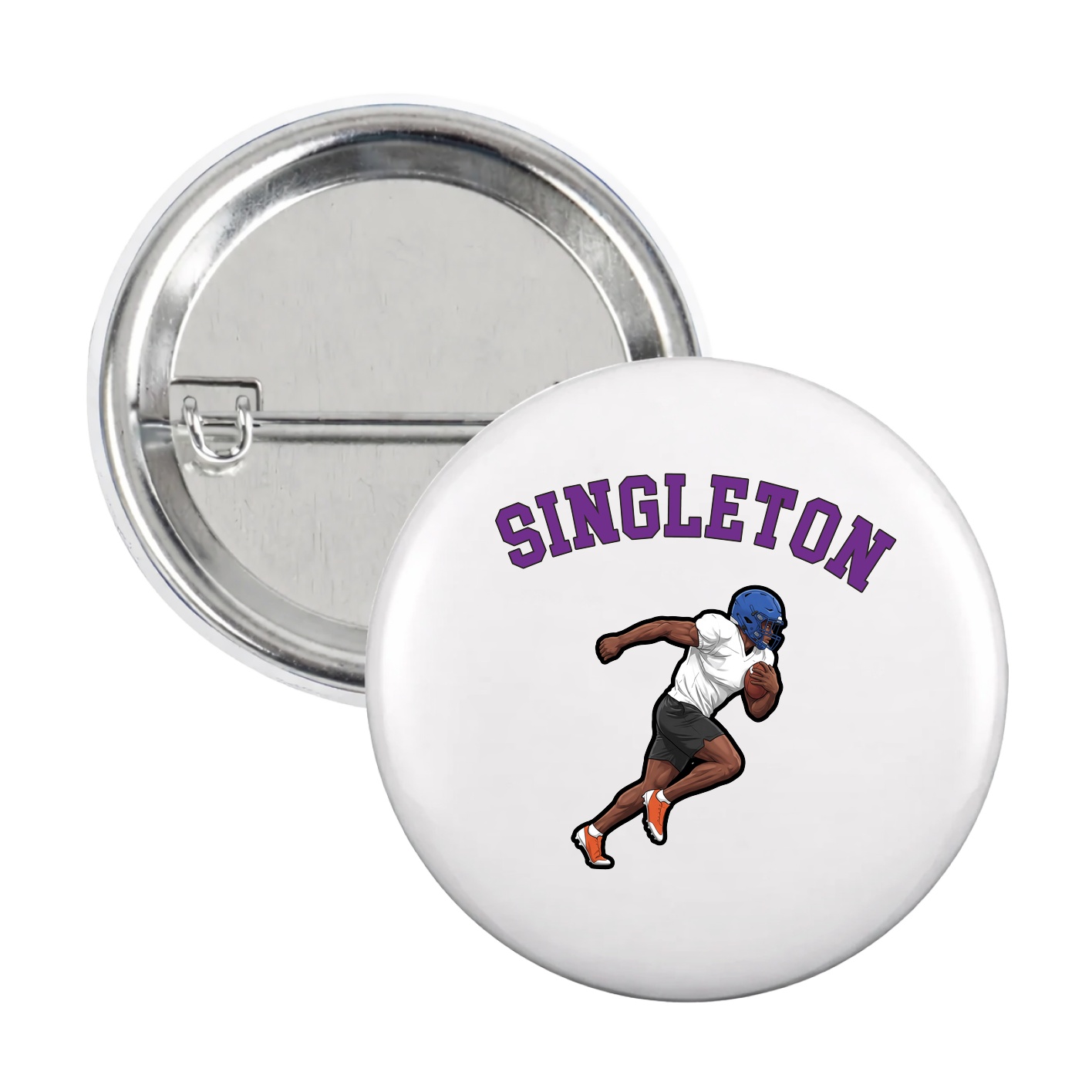 Game Day Button — Shirsey Arch in White