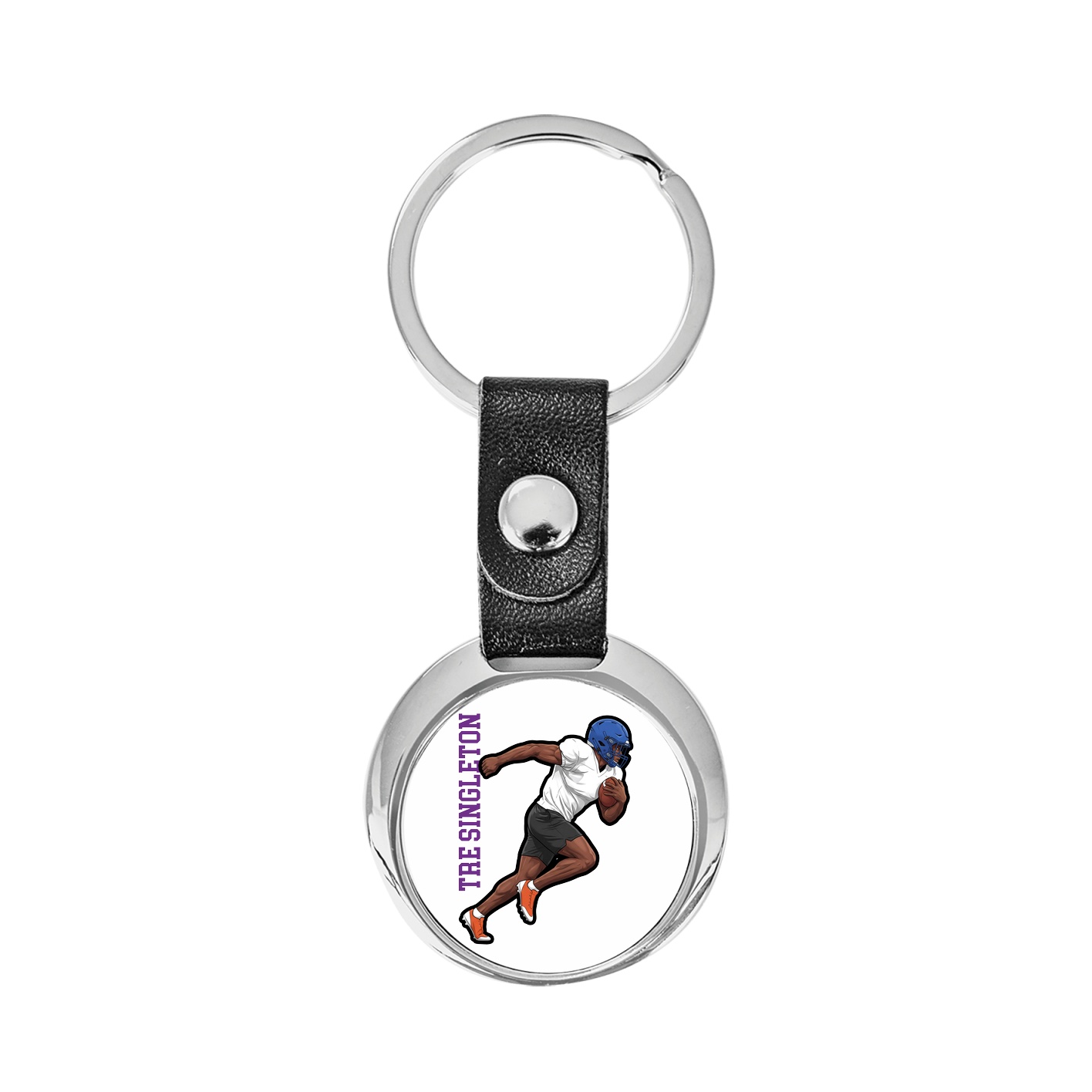 Key Chain — Name Vertical in Classic