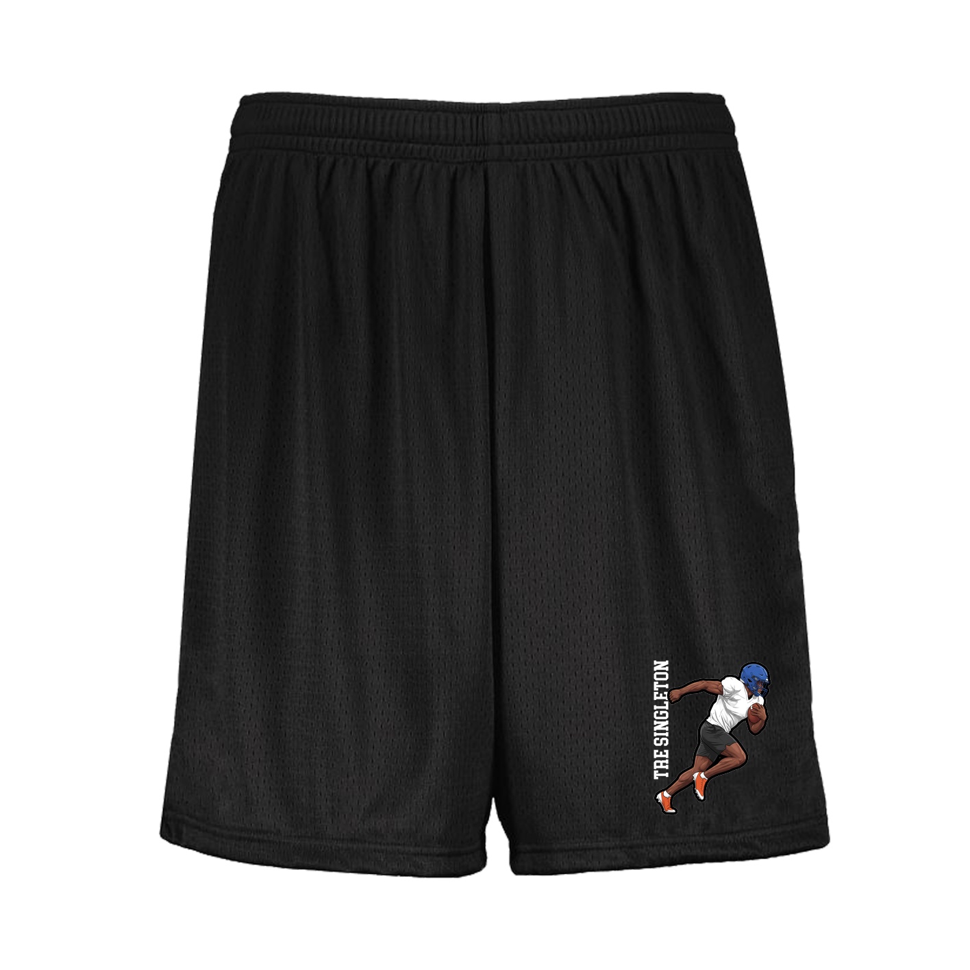 Shorts — Name Vertical in Black