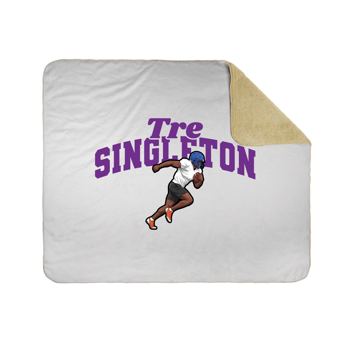 Throw Blanket — Signature Arch in White