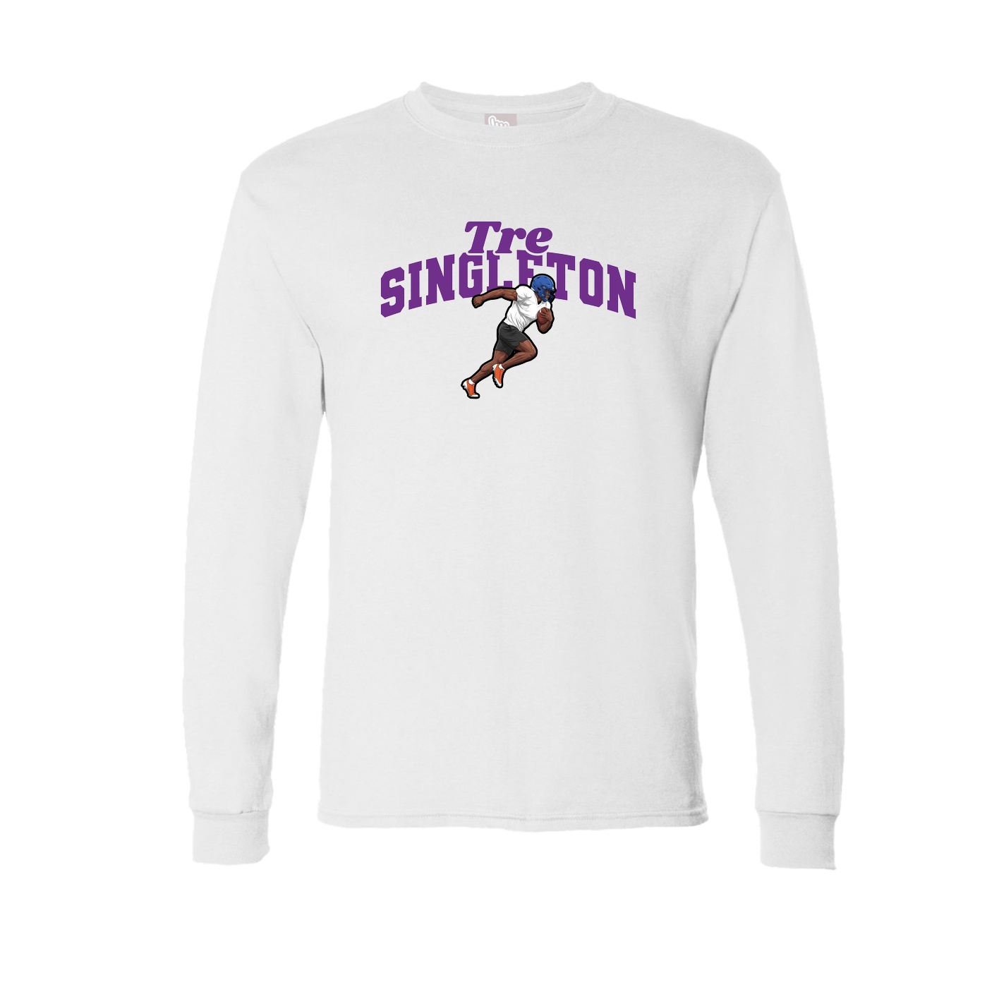 Long Sleeve Tee — Signature Arch in White