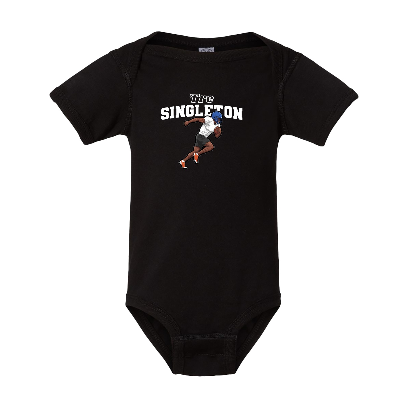 Baby Onesie — Name Arch in Black