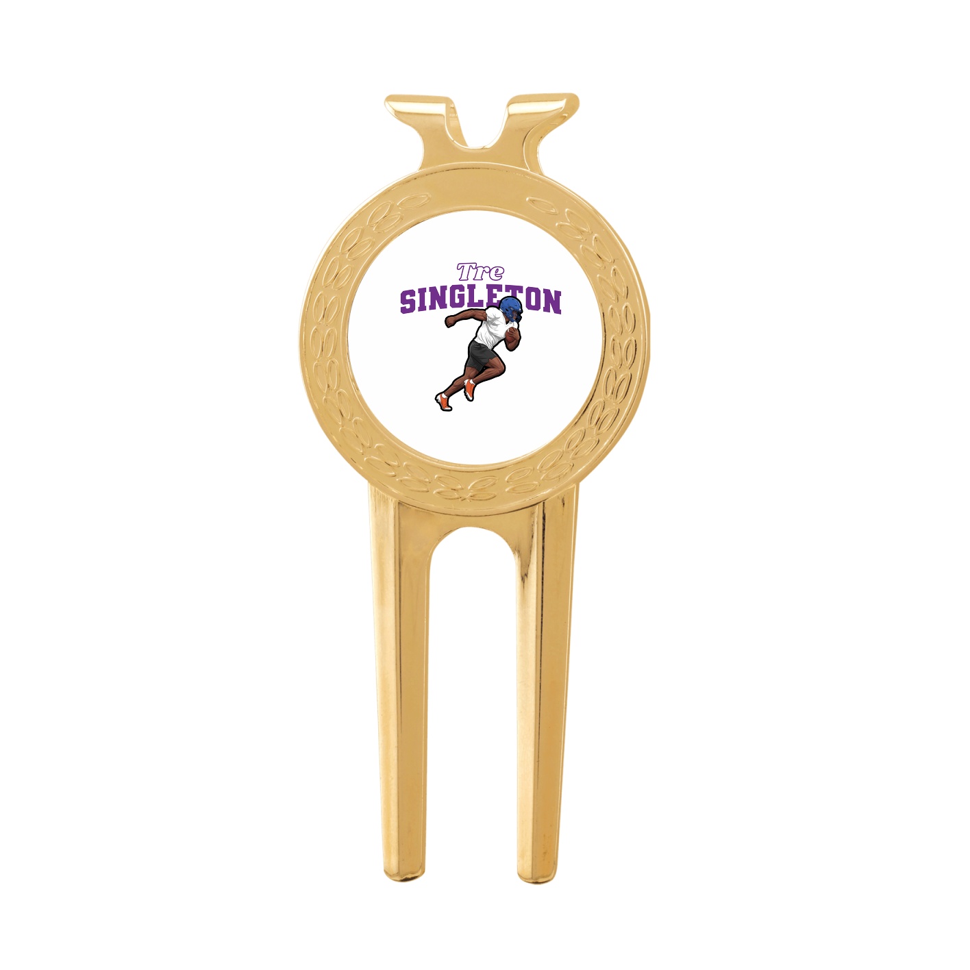 Divot Tool with Ball Marker — Name Arch in Classic