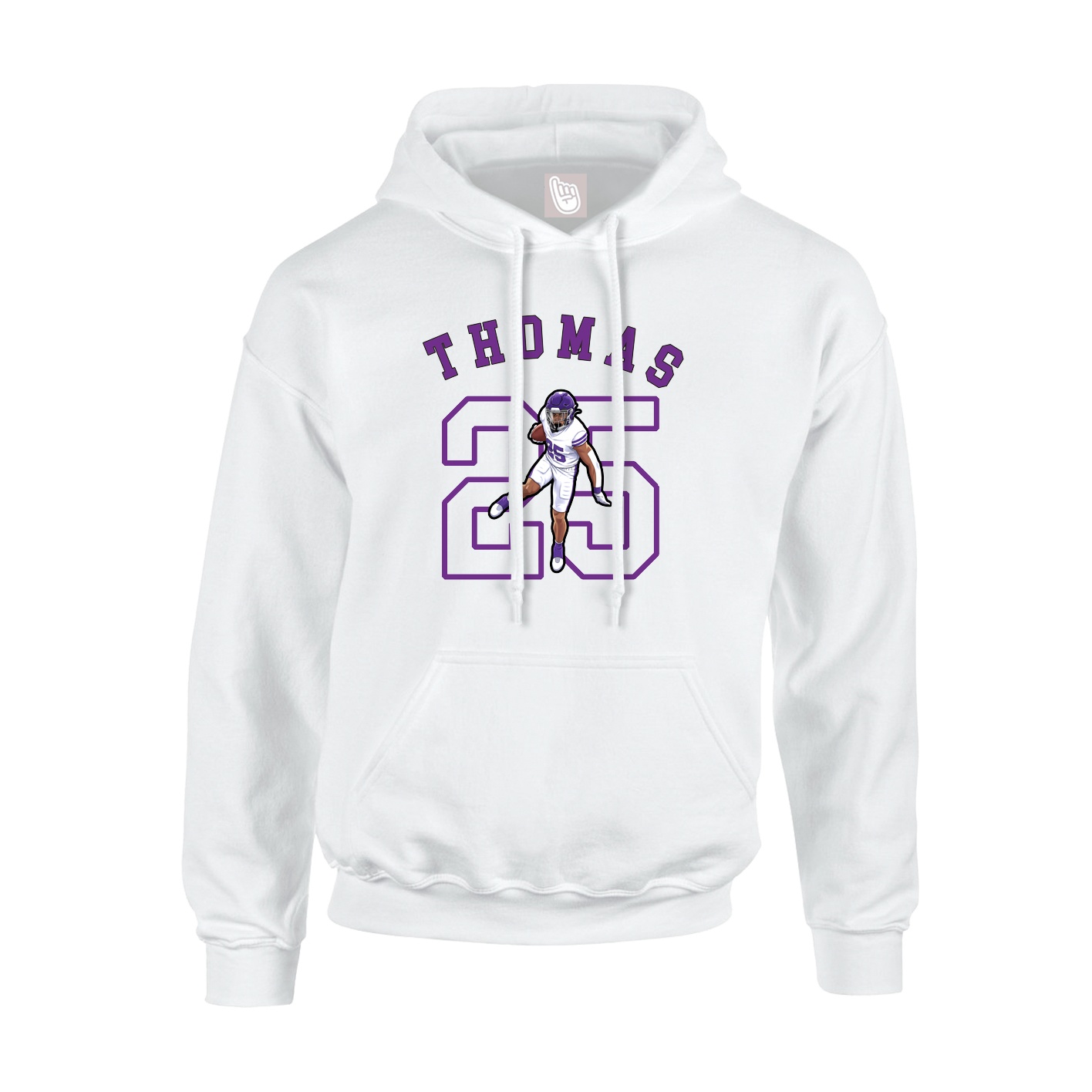 Hoodie — Shirsey Arch in White