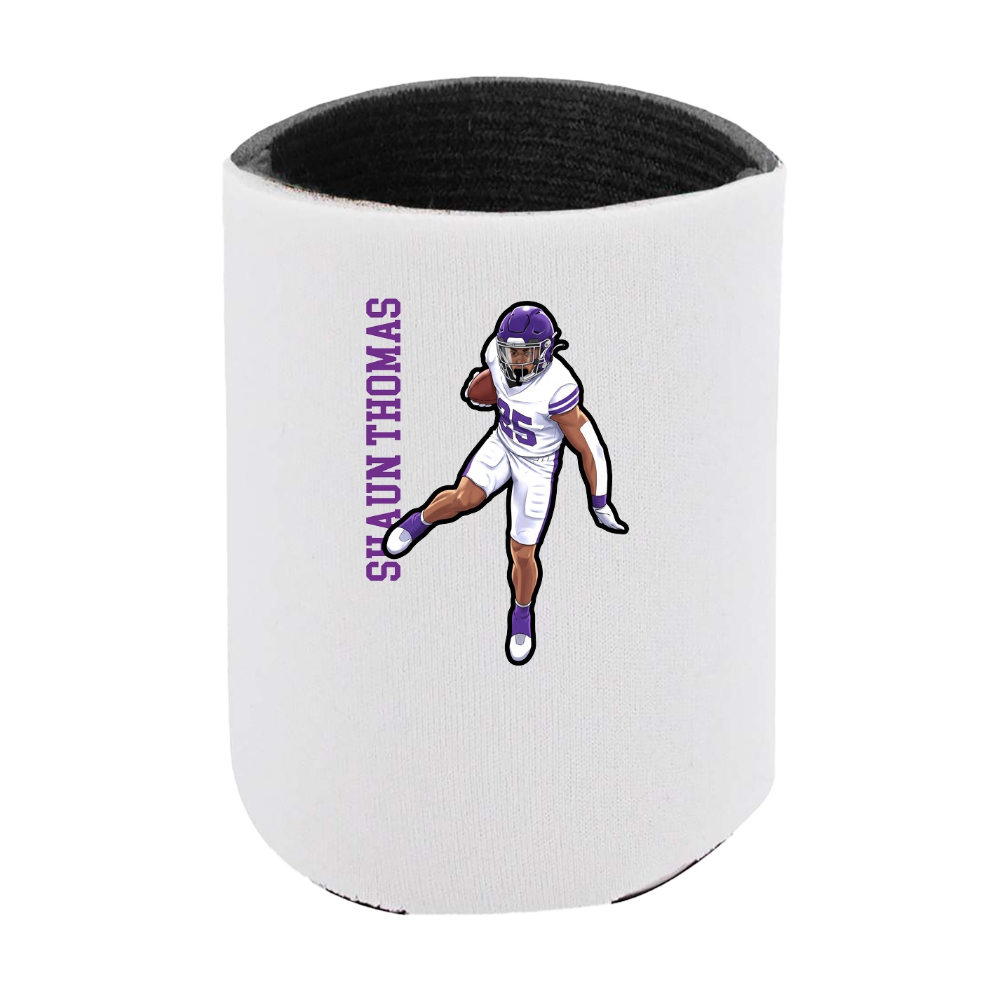 Can Holder — Name Vertical in White