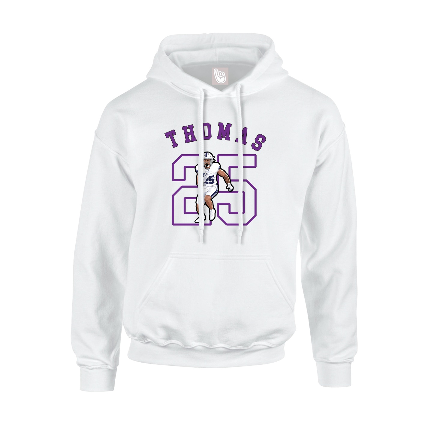 Youth Hoodie — Shirsey Arch in White