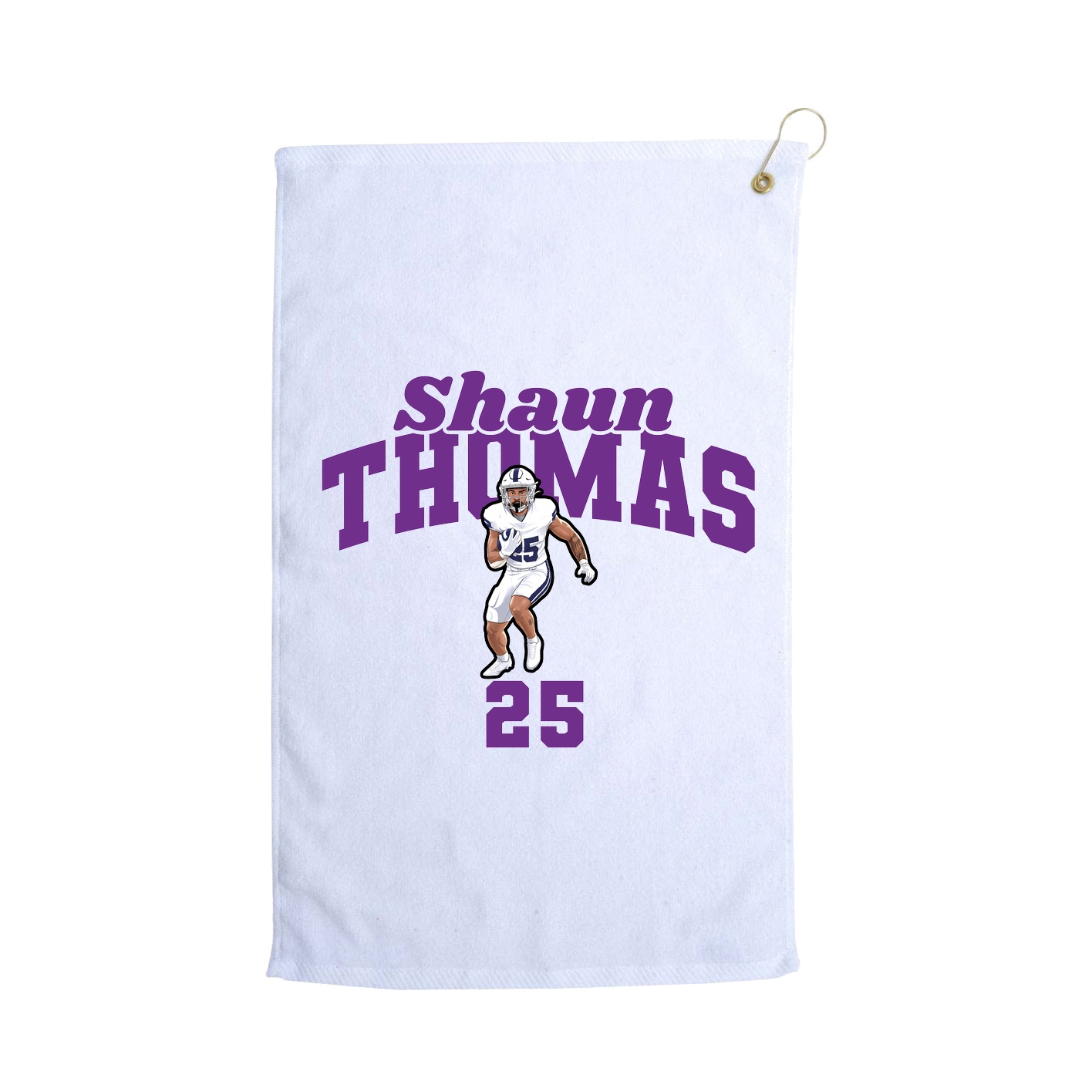 Golf Towel — Signature Arch in White