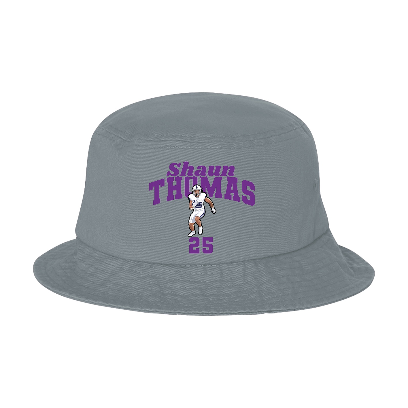 Bucket Cap — Signature Arch in Grey