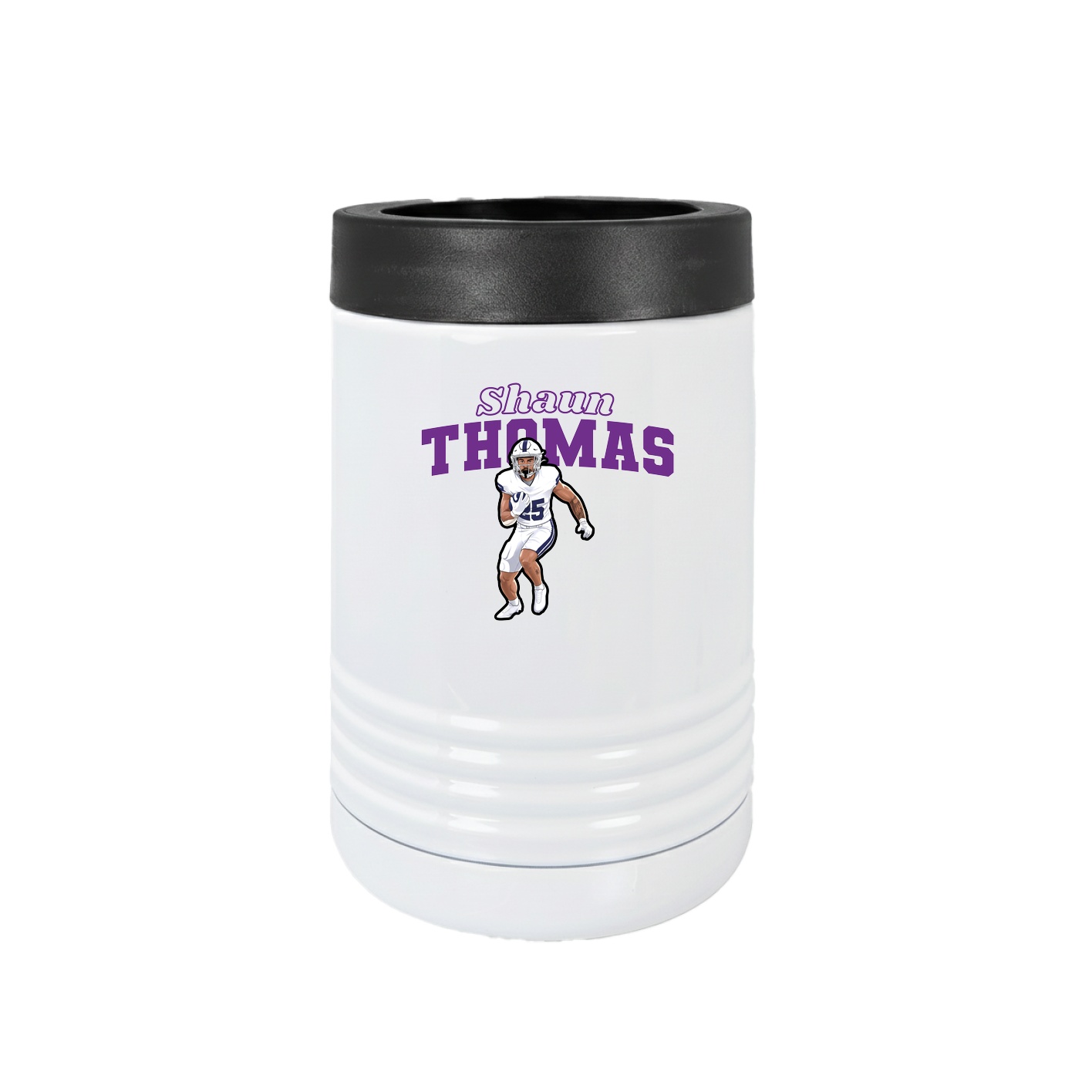 Beverage Holder — Name Arch in White
