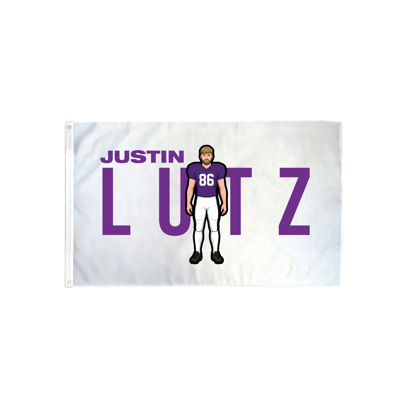 3x5 Flag — Player Name in Classic
