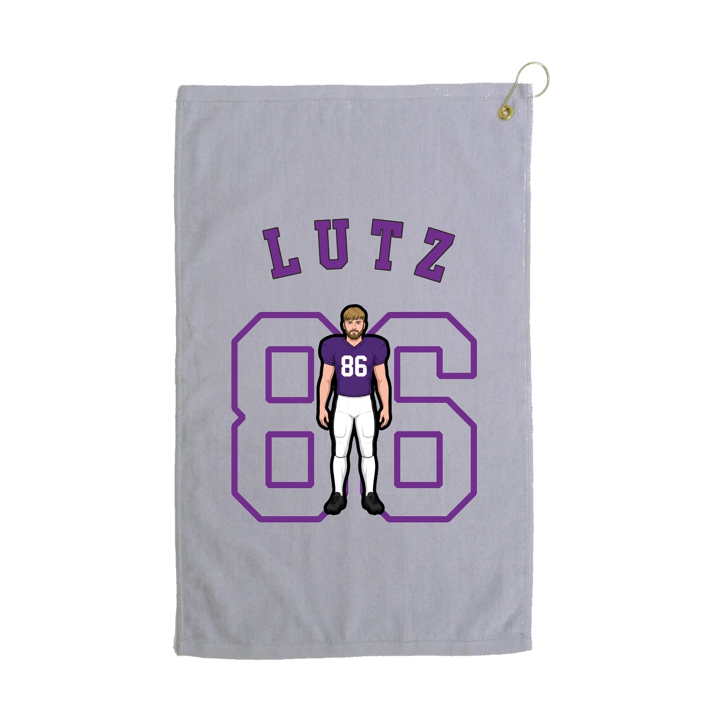 Golf Towel — Shirsey Arch in Grey