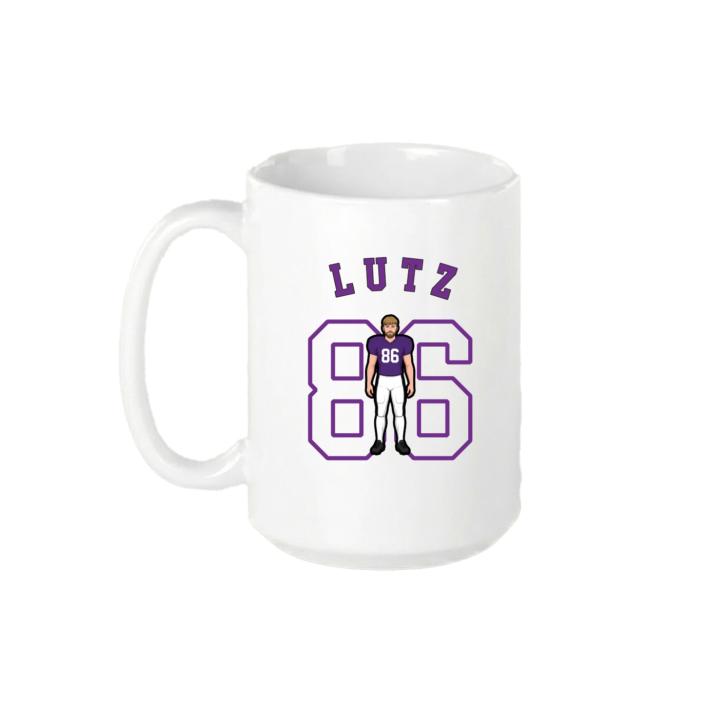 15oz Coffee Mug — Shirsey Arch in White