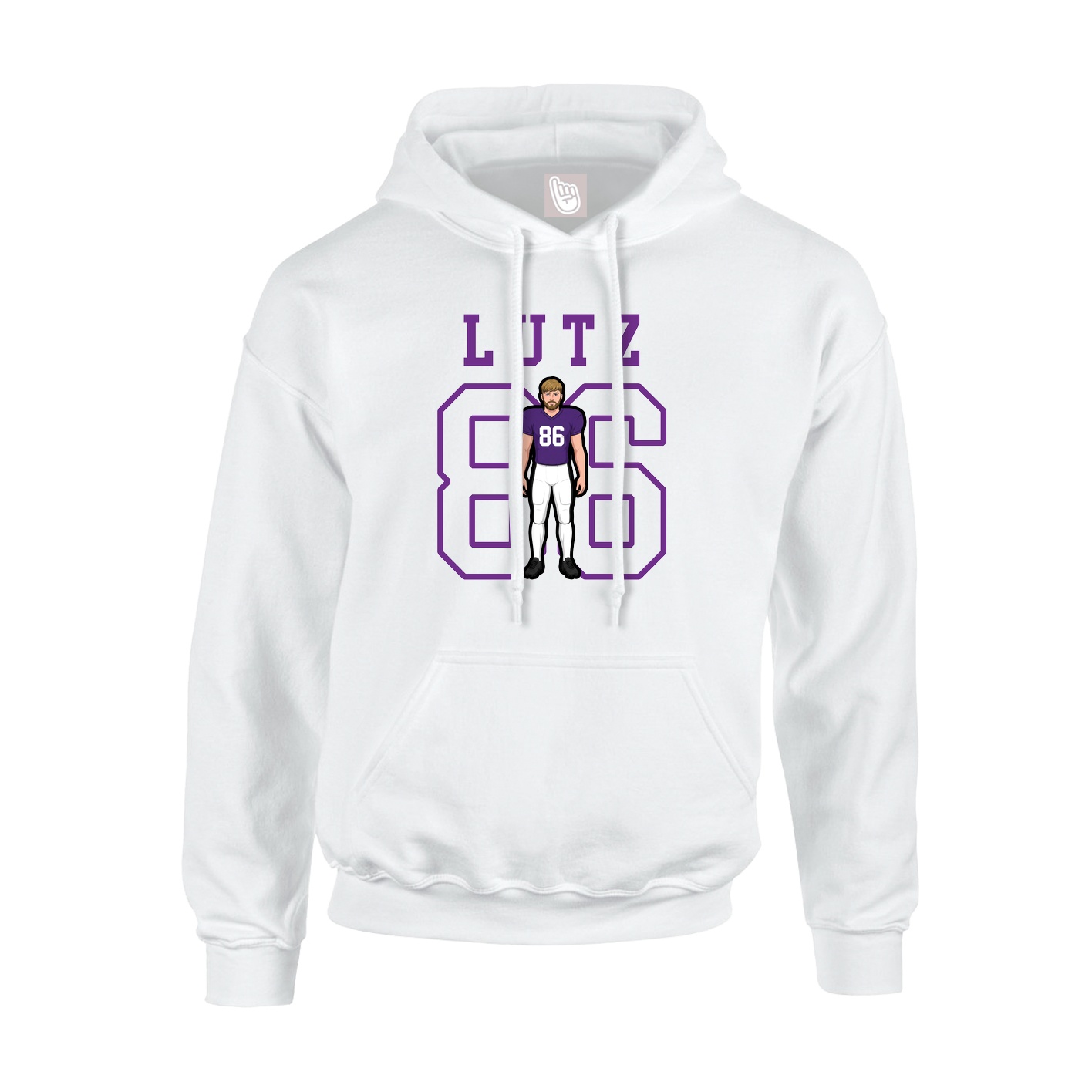 Youth Hoodie — Shirsey in White