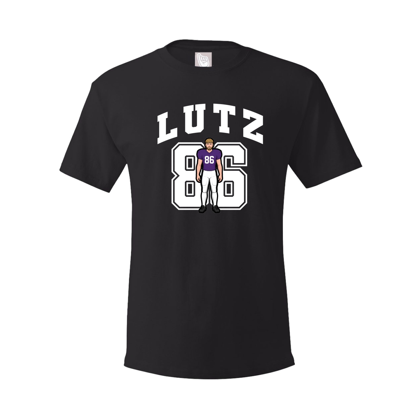 Youth Tee — Number in Black