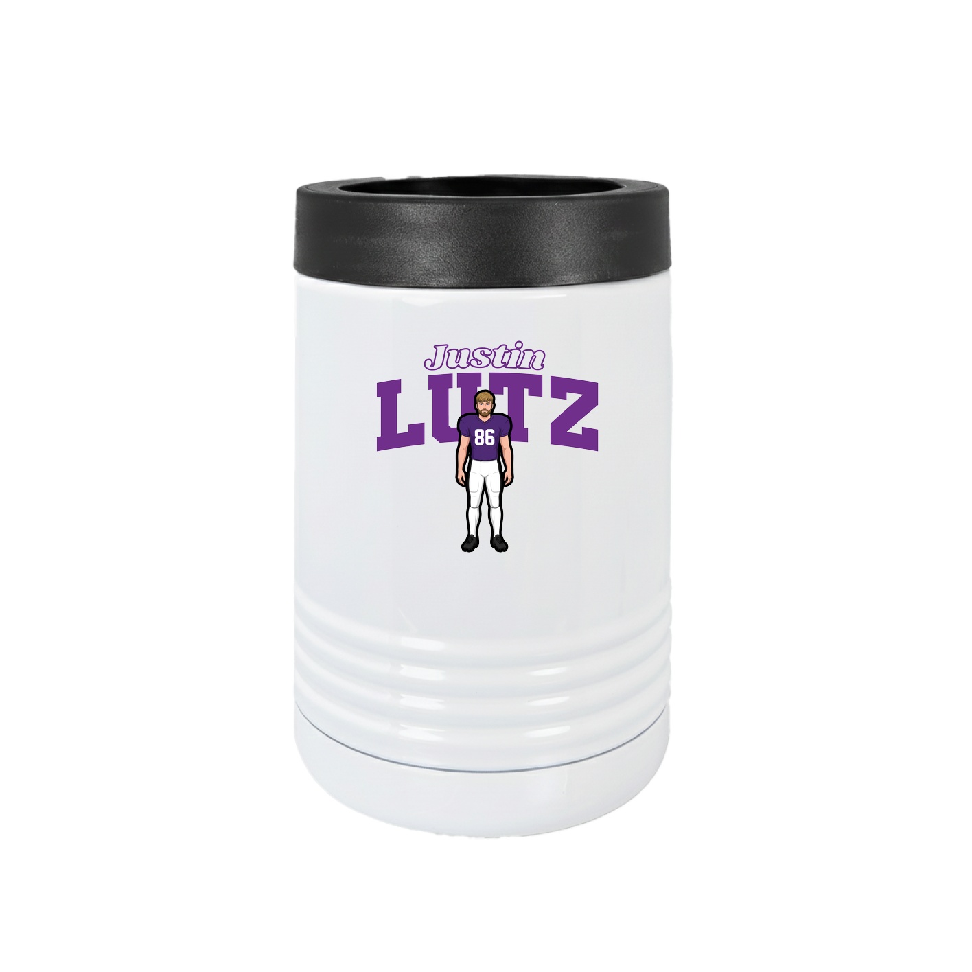 Beverage Holder — Name Arch in White