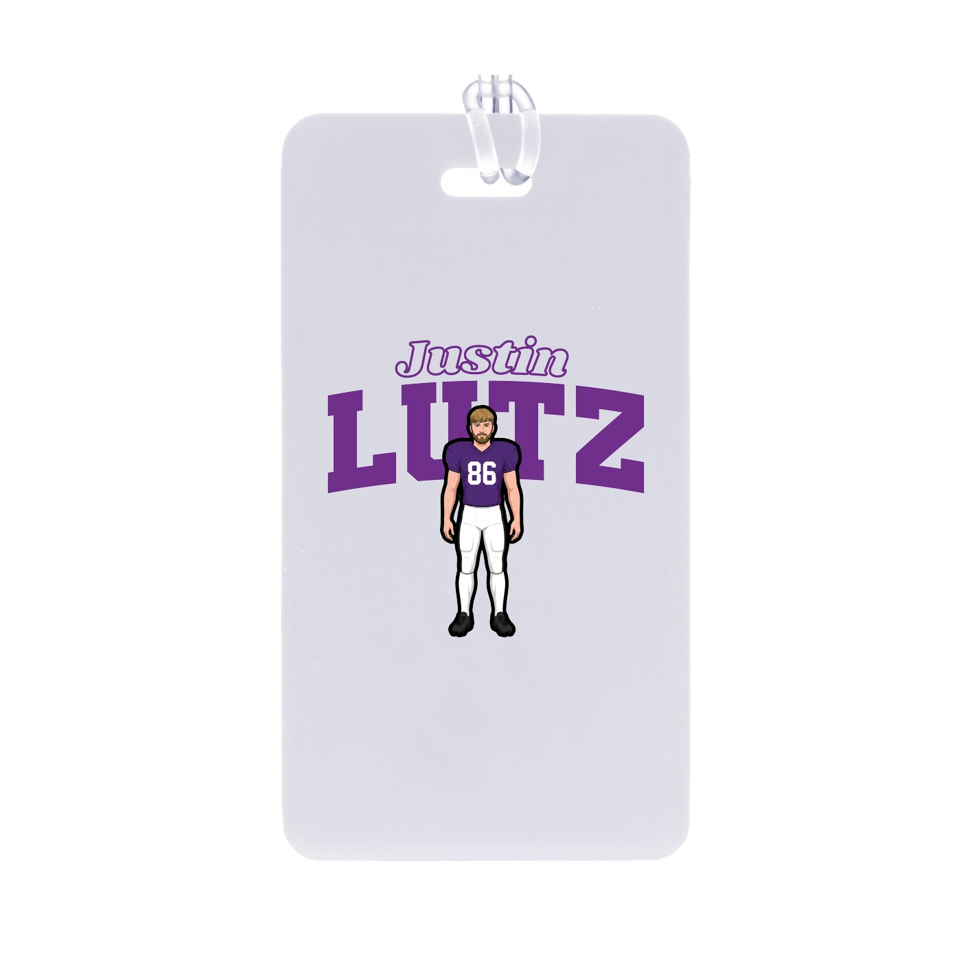 Bag Tag — Name Arch in Classic