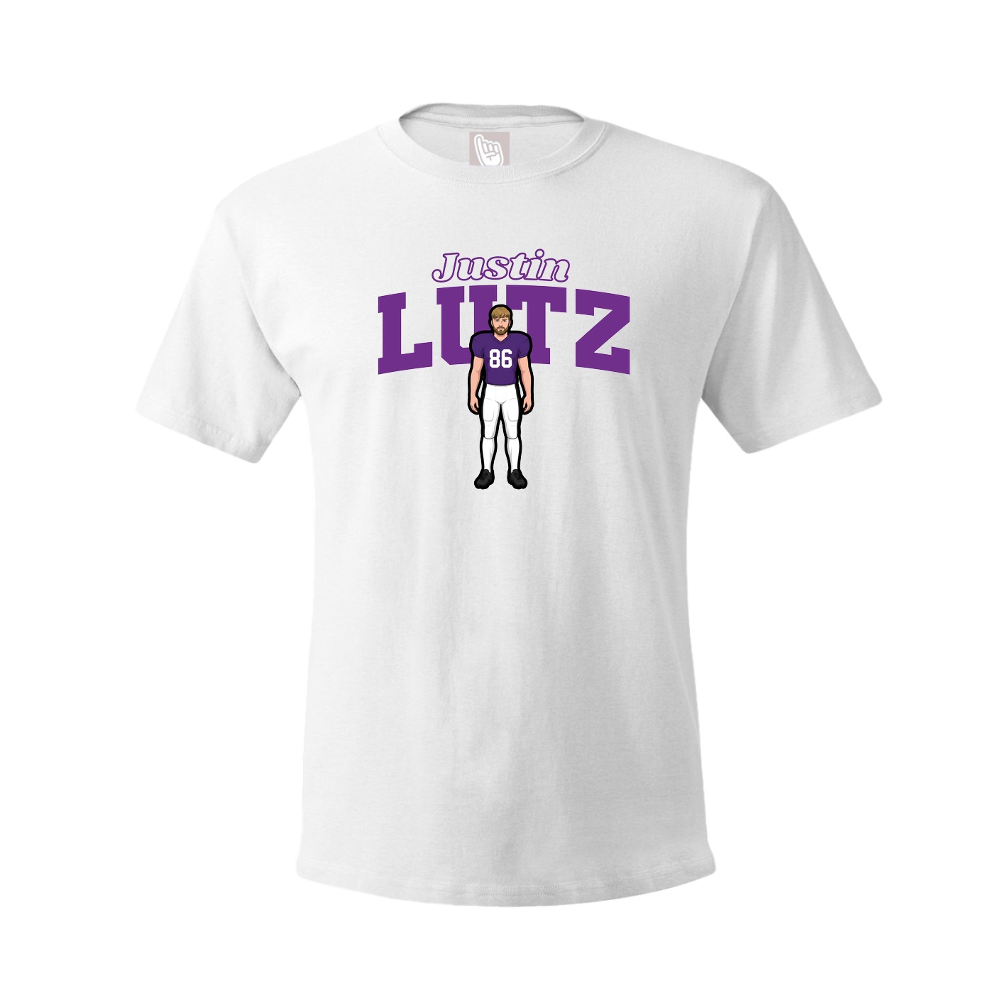 Tee — Name Arch in White
