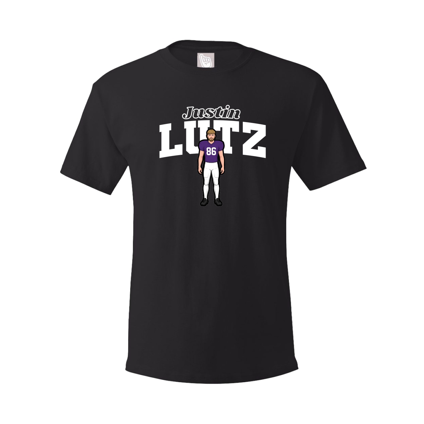 Youth Tee — Name Arch in Black