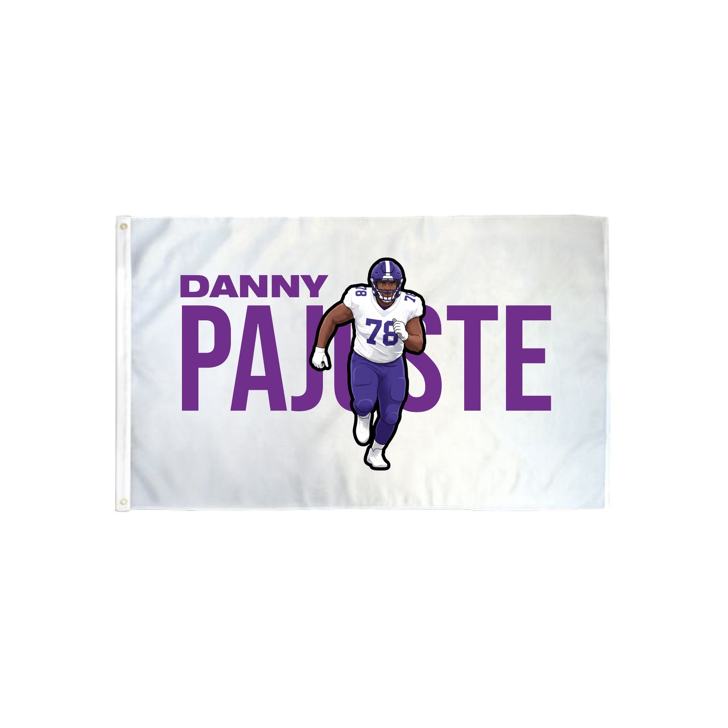 3x5 Flag — Player Name in Classic