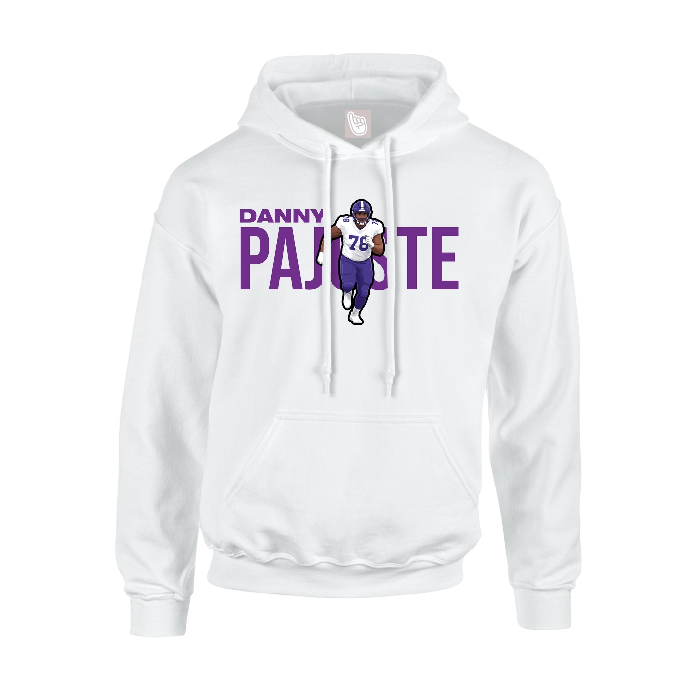 Hoodie — Player Name in White