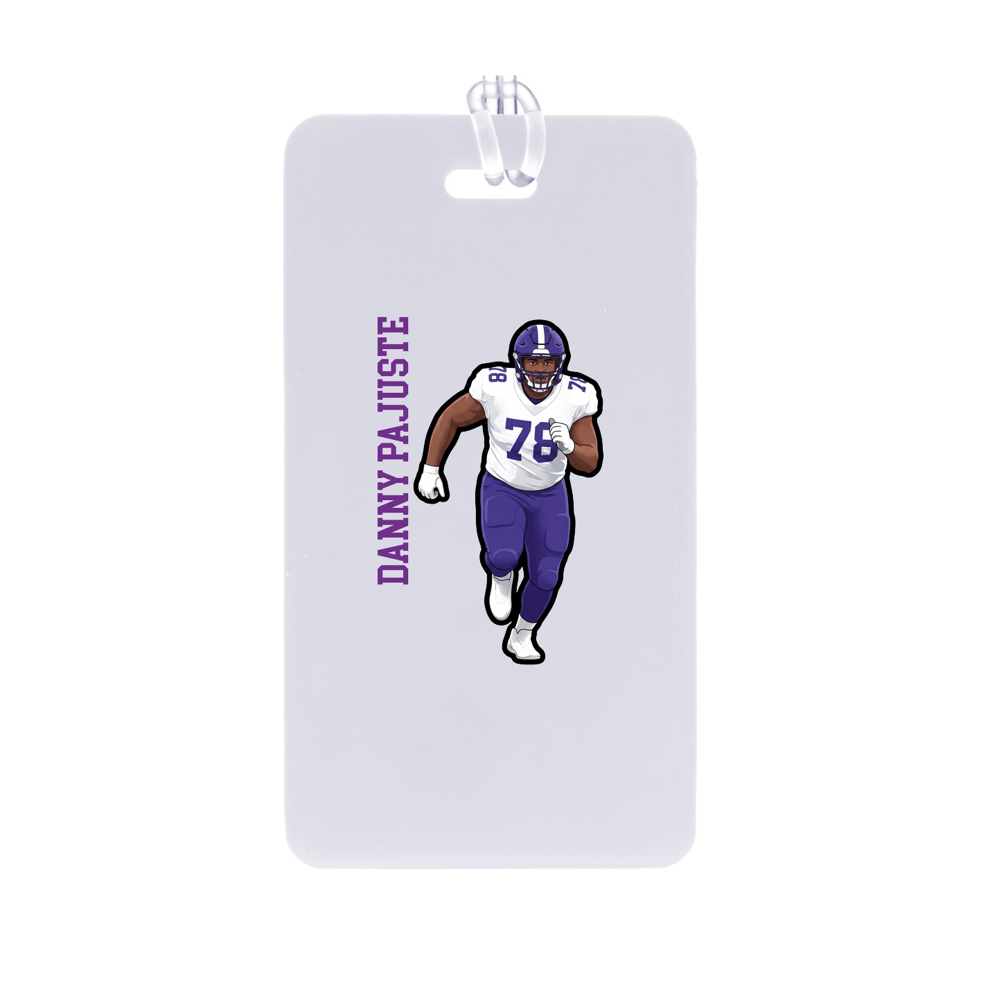 Bag Tag — Name Vertical in Classic
