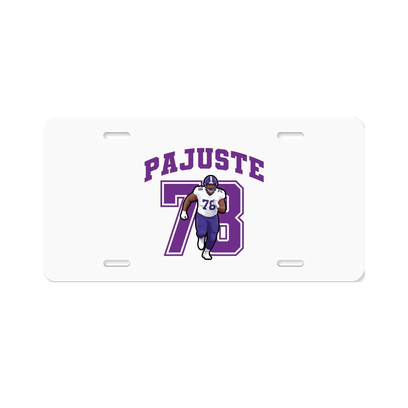 License Plate — Number in Classic