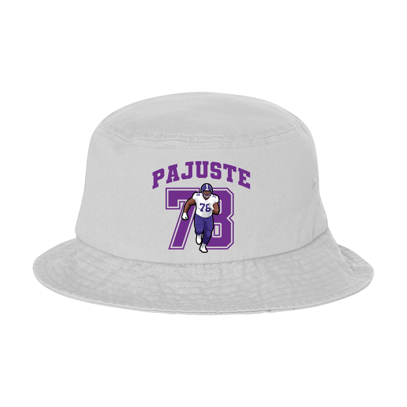 Bucket Cap — Number in White
