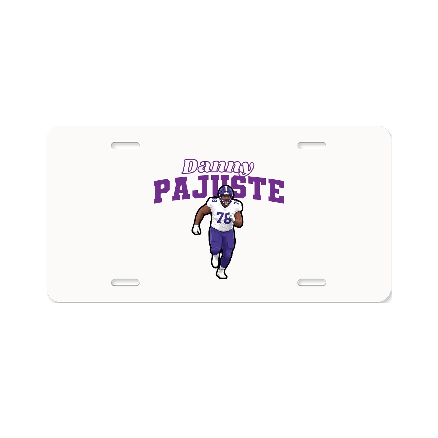 License Plate — Name Arch in Classic