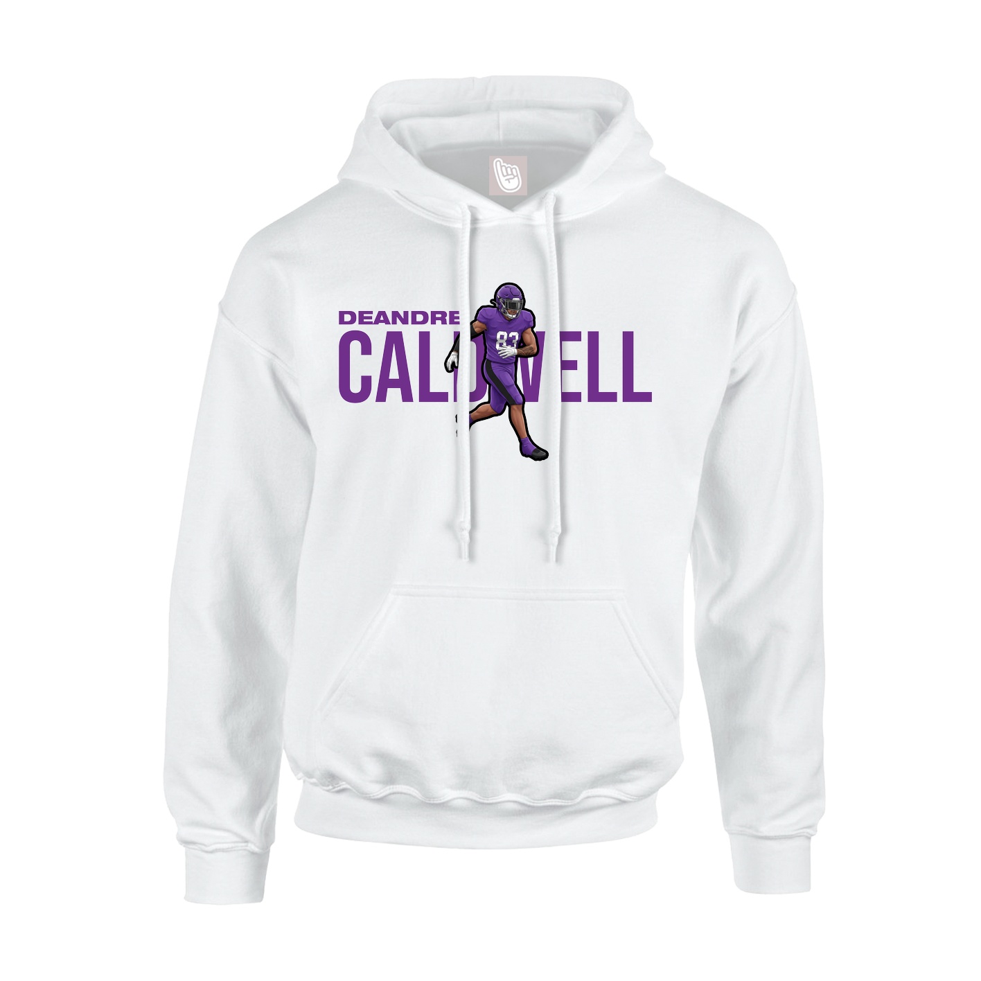 Hoodie — Player Name in White