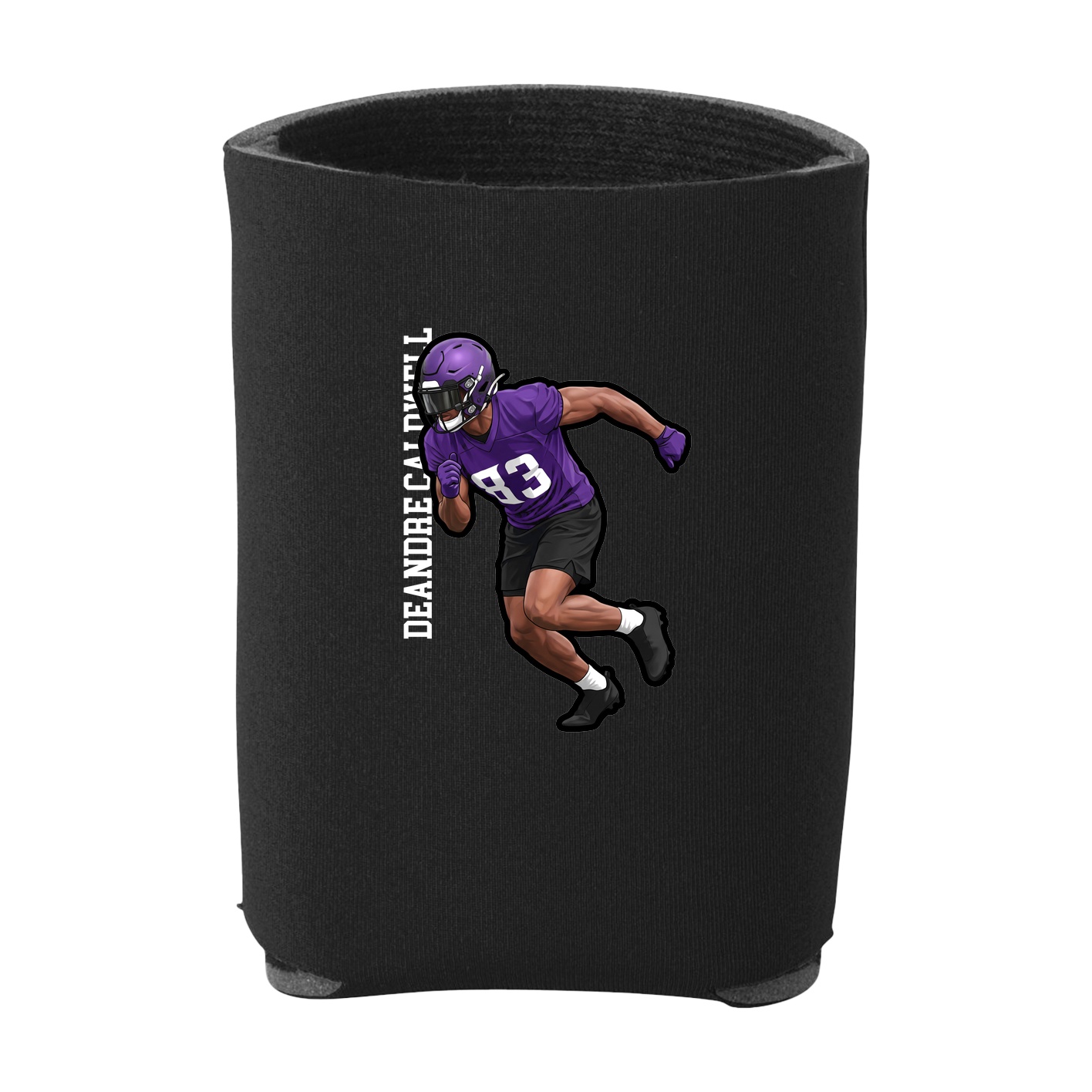 Can Holder — Name Vertical in Black