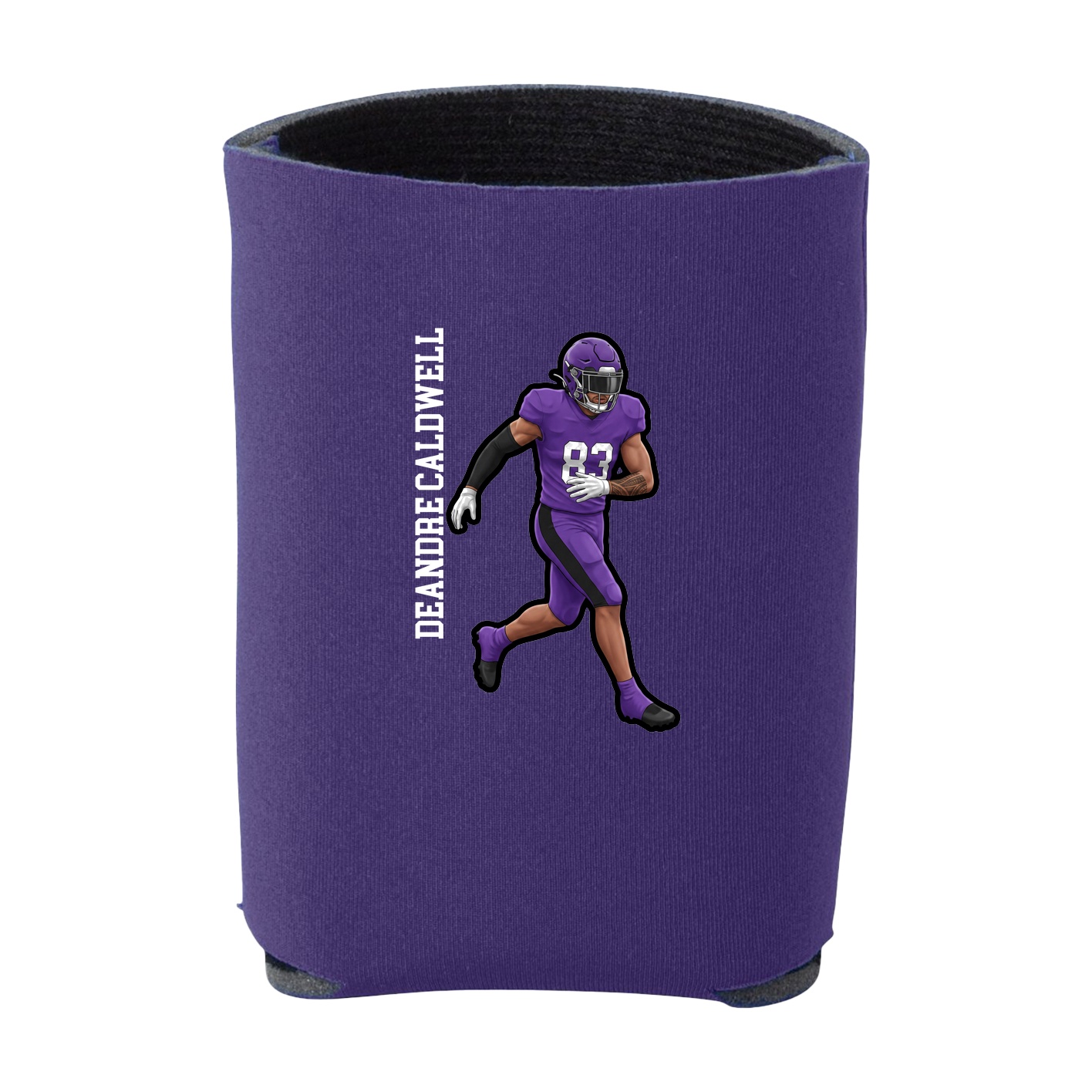 Can Holder — Name Vertical in Purple