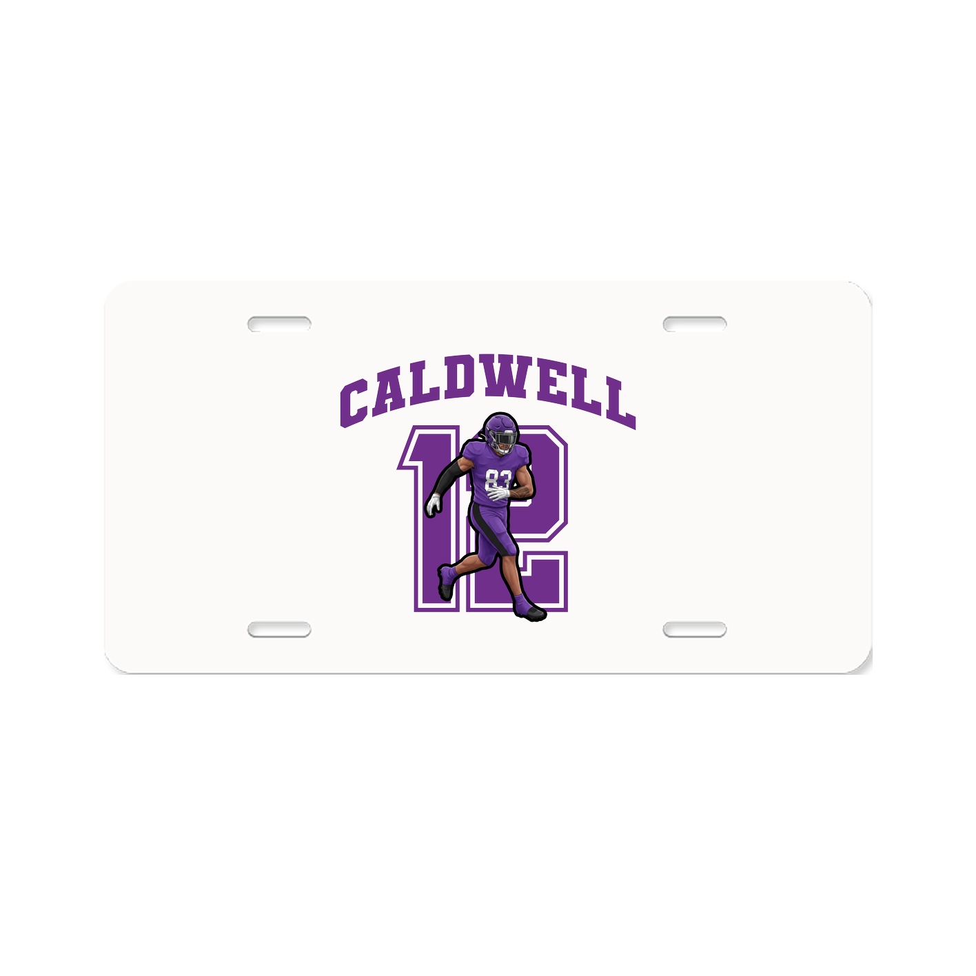 License Plate — Number in Classic