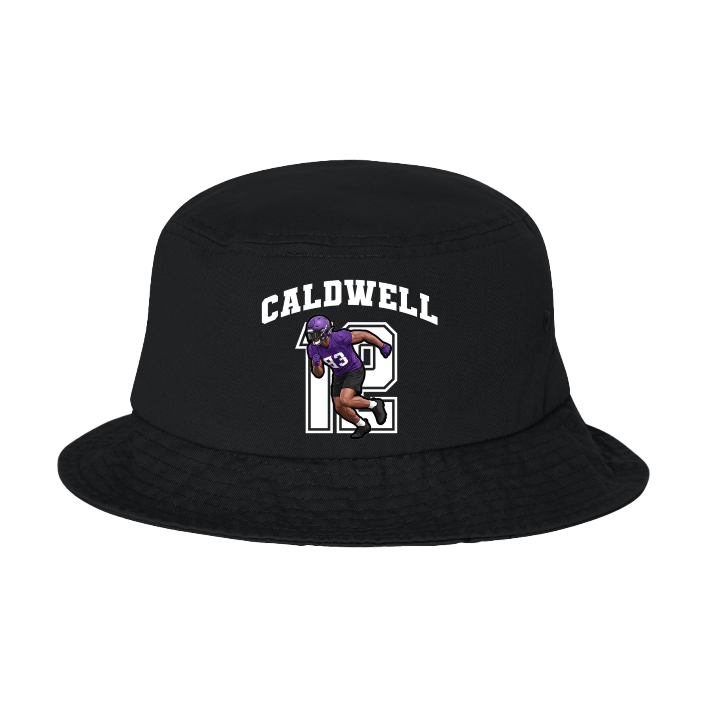 Bucket Cap — Number in Black