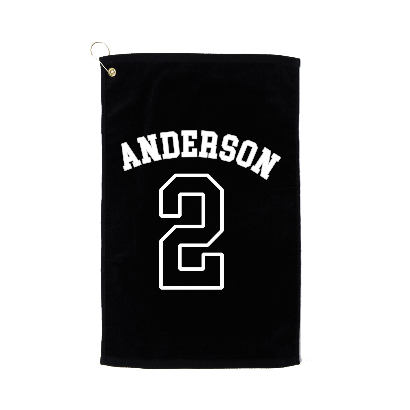 Golf Towel — Shirsey Arch in Black