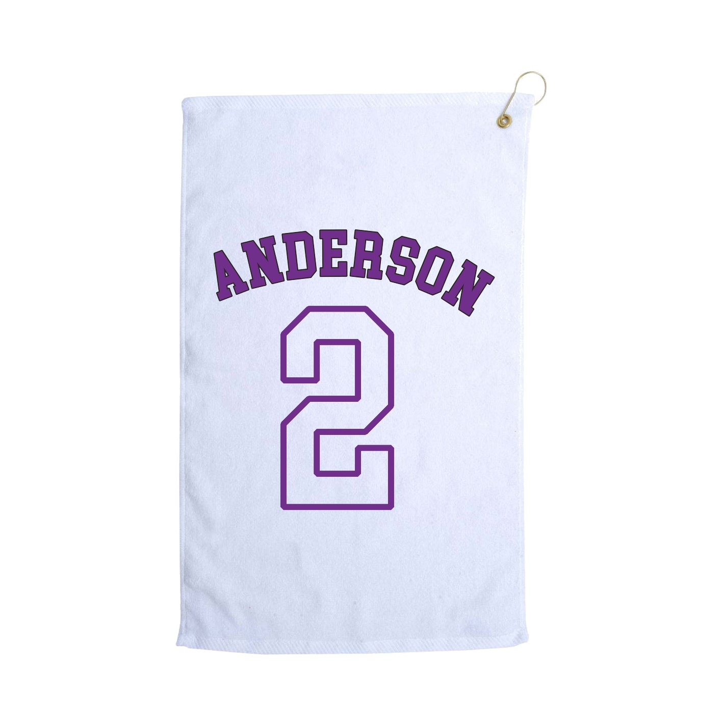 Golf Towel — Shirsey Arch in White
