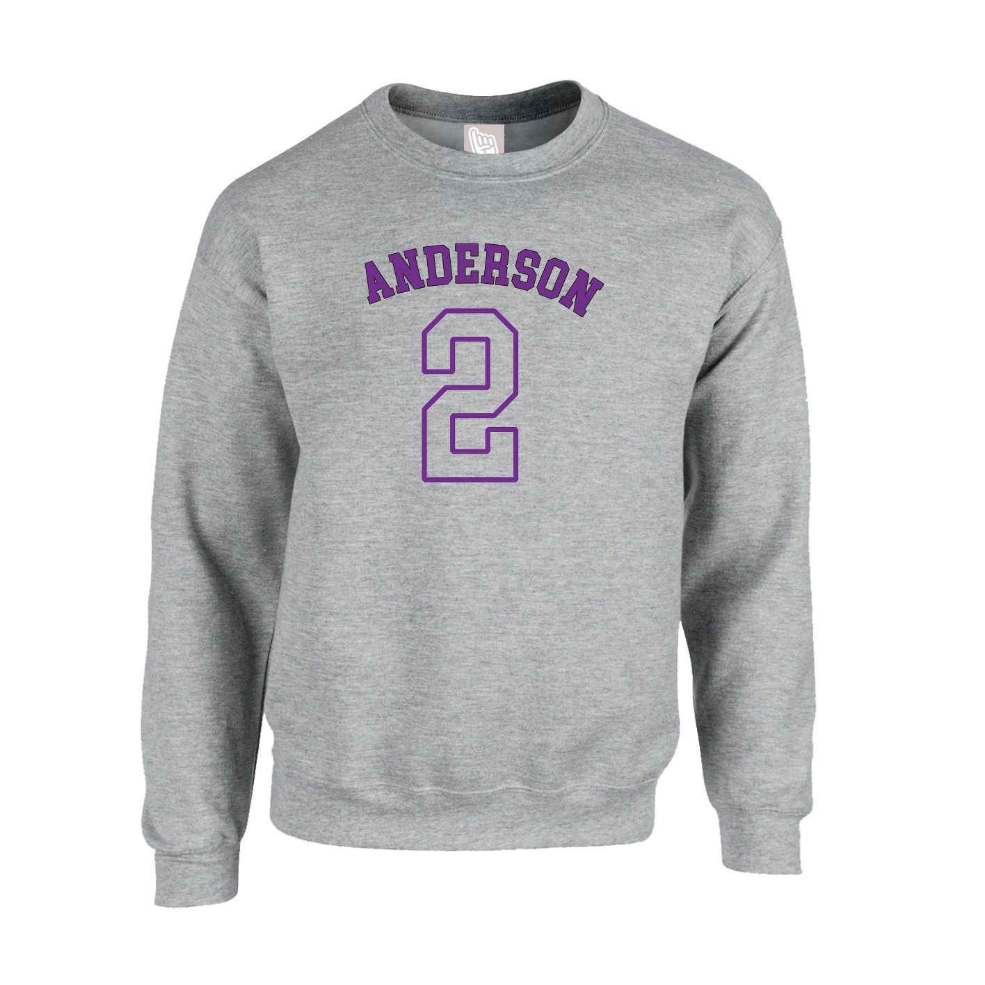 Fleece Crew — Shirsey Arch in Grey